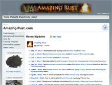 Tablet Screenshot of amazingrust.com